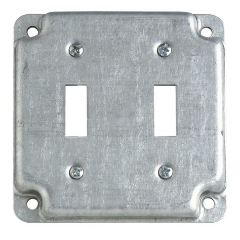 2-gang metal box cover data sheet|2 gang metal outlet cover.